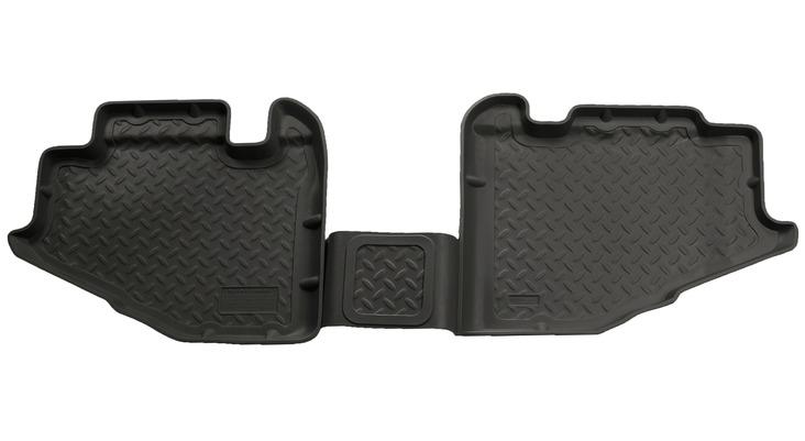 Jeep Wrangler Floor Mats - Rear - Husky Liners - Classic Style - Black - `97-`05